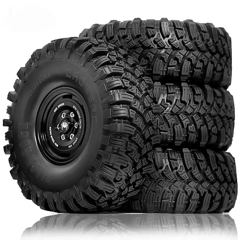 

Alloy Aluminium 1.9 Beadlock Wheels and Tires for 1/10 SCX10 TRX4 TRX6 VS4-10 Gen8 7 MST CFX D90 RC Crawler