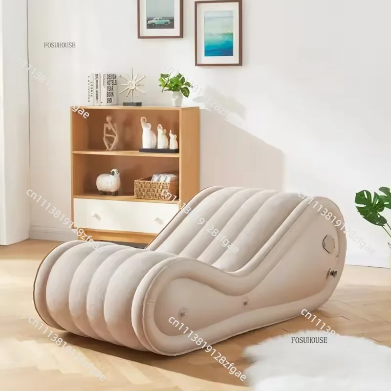 Portable outdoor inflatable sofa lazy air pad inflatable camping supplies outdoor lunch break leisure automatic inflatable bed