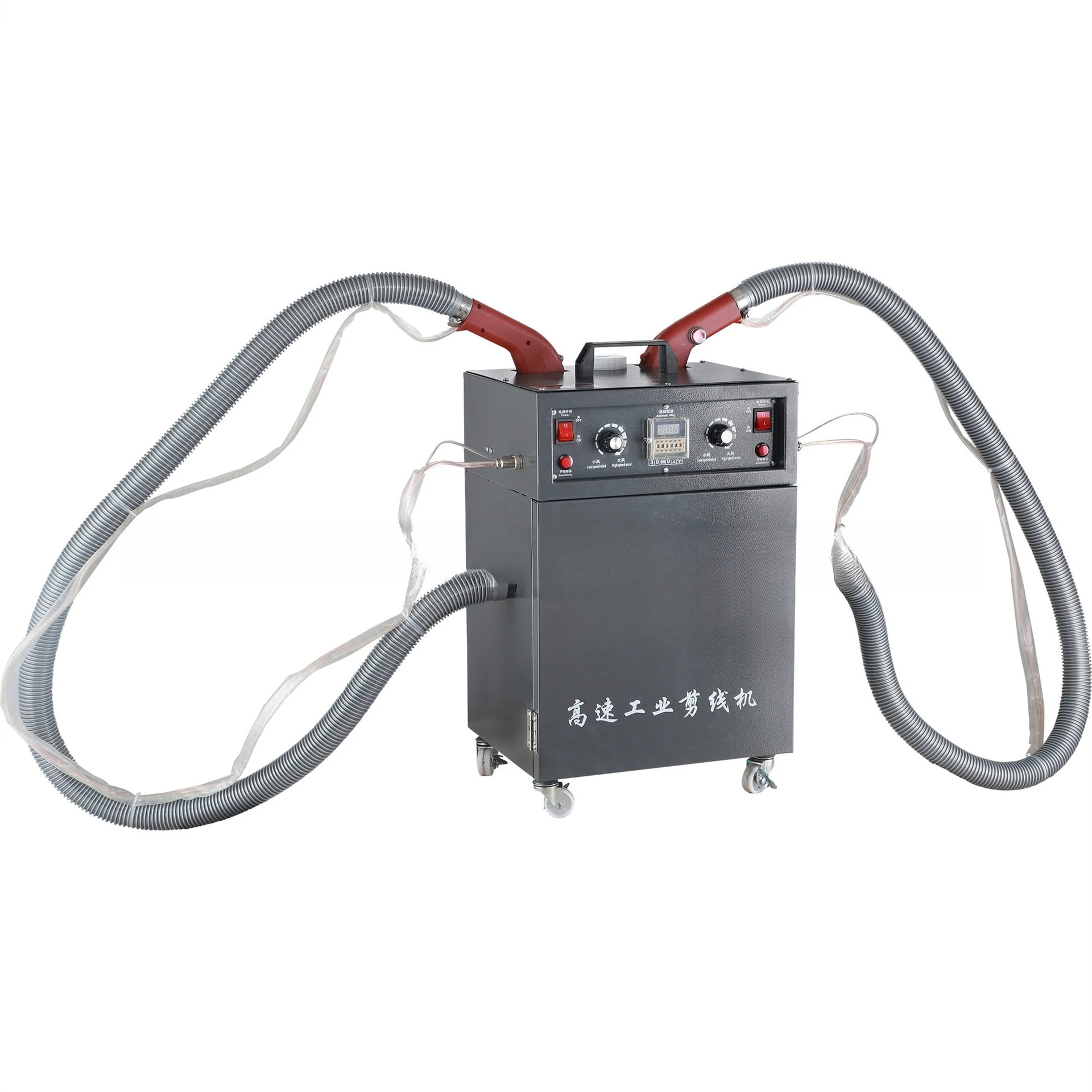 Suction head Automatic double-head motor thread cutting head Machine clothes Built-in oil suction drum box