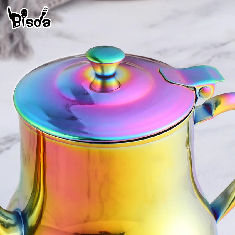 Stainless Steel Water Kettle Tea Pot Thicker With Filter Holes Tea Coffee Pot Induction Cooker Tea Kettle Coffee Accessories