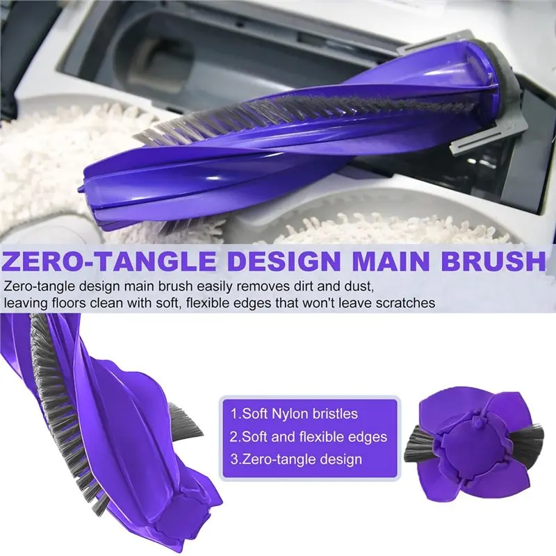 2026 New For NARWAL Flow Robot Vacuum Cleaner Accessories Kit- Brushes, Mop Pads, Filters& Replacement Parts