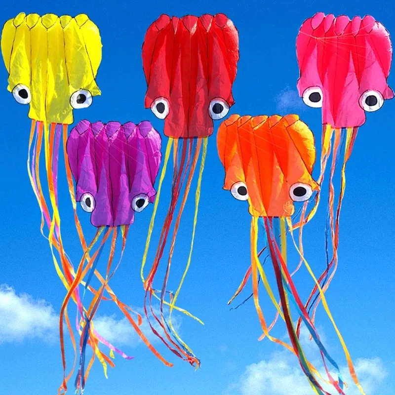 

Free Shipping 3M Octopus Kite Flying Toys for Children Kites Line Professional Winds Kites Factory Adults Kites Kitesurf Koi