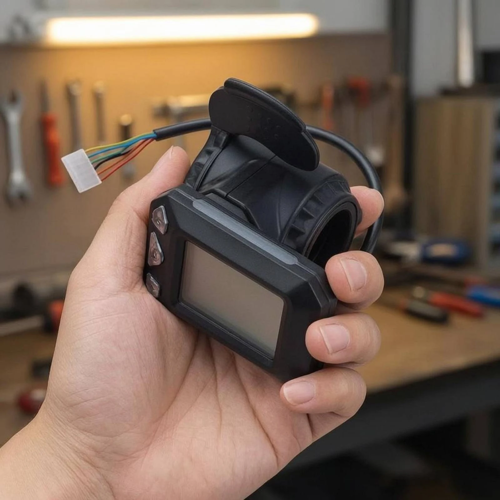 36V Scooter Display Aluminum Alloy Housing Electric Scooter Display Transport Accessory Wired Connector Mobility Part for Repair