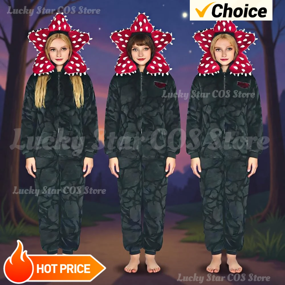 

2025TV ST Demogorgon Cosplay Jumpsuit Clothes For Men Adult Party Disguise Roleplay Halloween Male Costume Carnival Outfits Suit