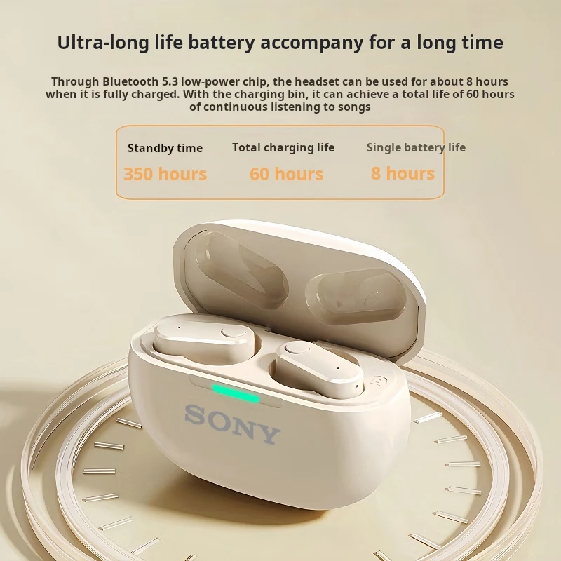 الأصلي سوني T89 TWS سماعة لاسلكية تعمل بالبلوتوث سماعة HiFI سماعة ستيريو سماعات أذن رياضية صغيرة مع هيئة التصنيع العسكري HD دعوة سماعات