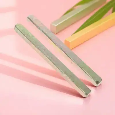 

2pcs Replacement Spindles Iron Material Chamfered End Easy Installation Durable Long Lasting Lock Replacement Parts Spare
