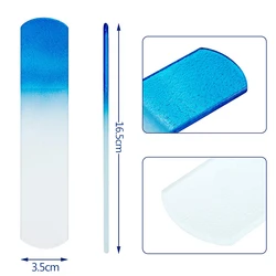 Glass Foot File - Crystal Foot File Callus Remover, Pedicure Rasp, Hard Skin Remover Tool for Smooth Hands and Feet with Nano