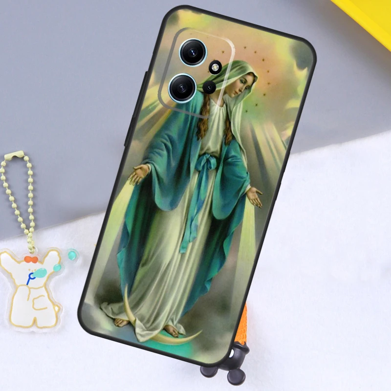 Custodia santa madre vergine maria cristiana per Xiaomi Redmi Note 11 10 9 8 12 Pro 10S 11S 12S Cover per Redmi 12 9C 10C 12C 13C