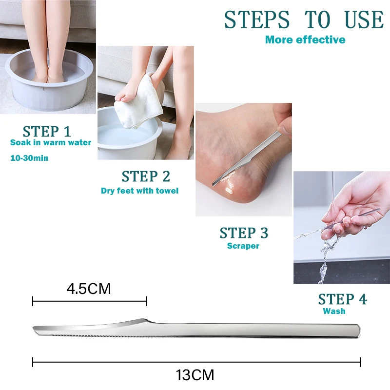 Manicure Pedicure Tools Dead Skin Remover Foot Cuticle Removal Toe Nail Scraper Callus Rasp File Shaver Feet Pedicure Knife Kit