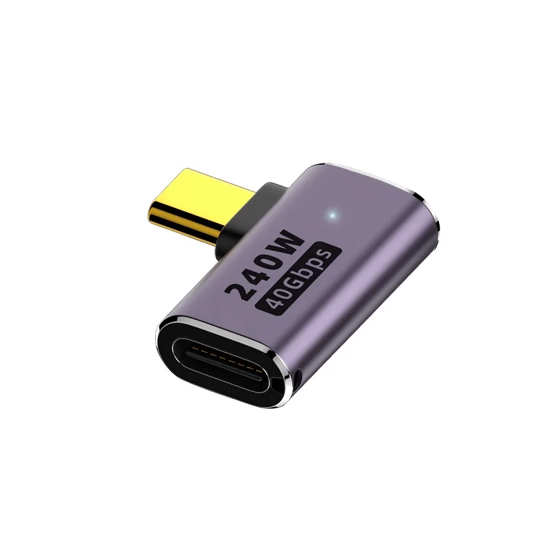 PD 240W 5A USB4.0 40Gbps Thunderbolt3 OTG Adapter 8K @ 60Hz type c USB C to Type-C 48V@5A Fast Charging Converter Data Adapter