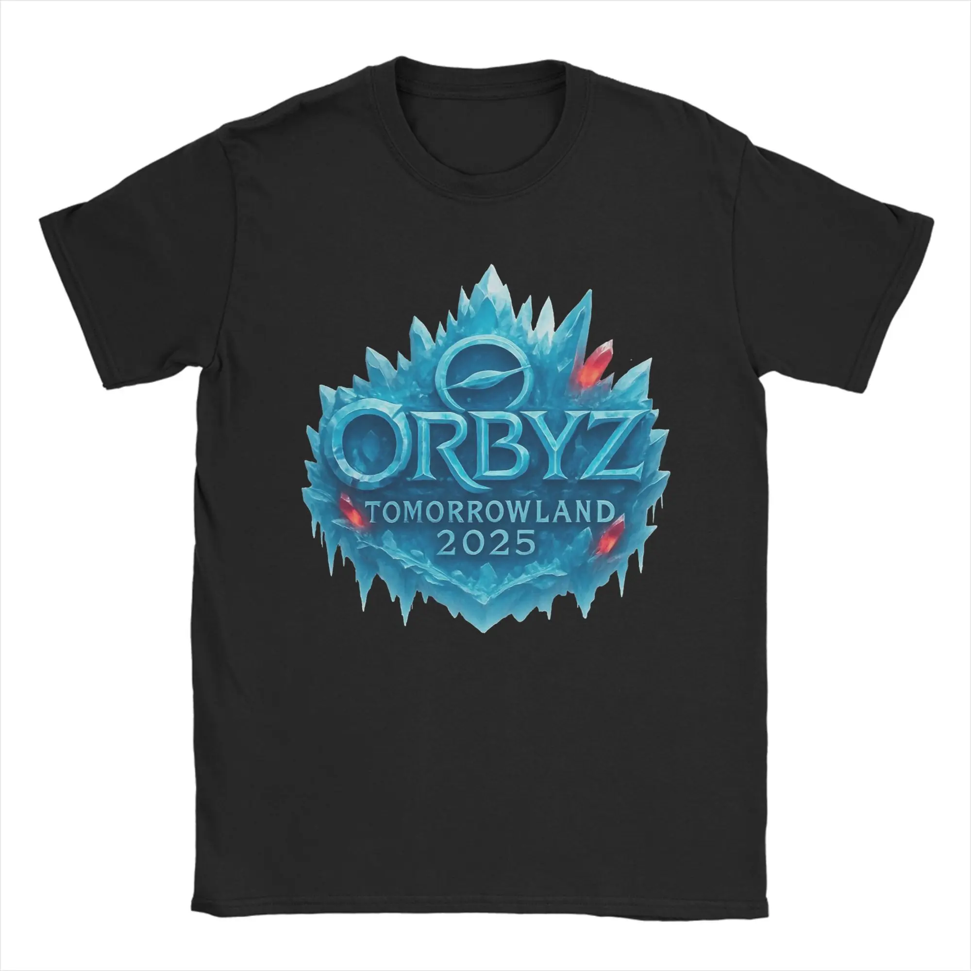 All Seasons Orbyz Tomorrowlands 2025 The Frozen Revelation T Shirt for Men Women  Pure Cotton T-shirts Short Sleeve Clothes