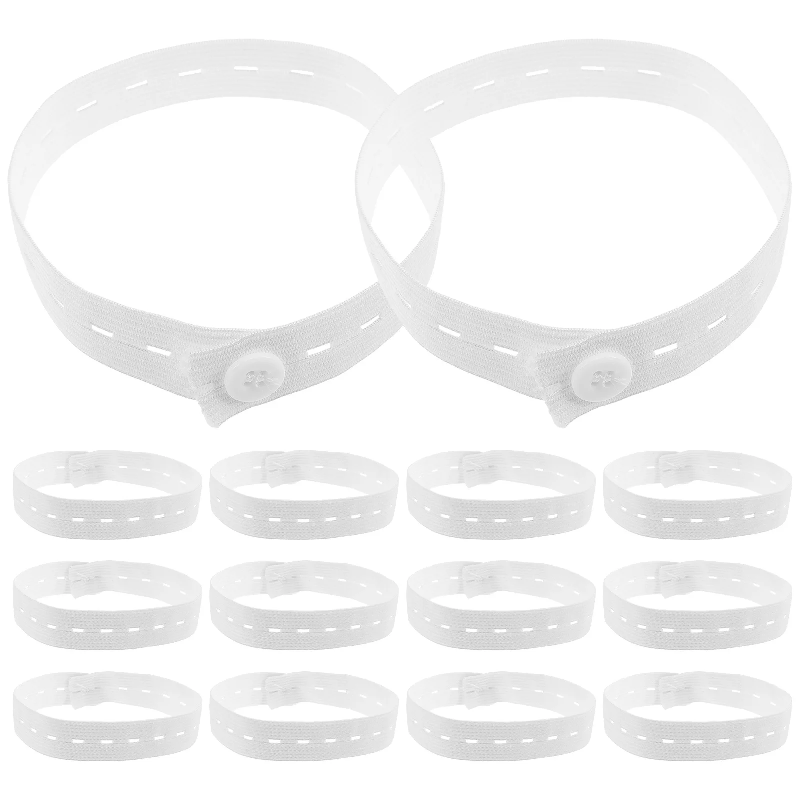 Correas elásticas ajustables para almacenamiento de ropa, bandas organizadoras enrolladas para armario de viaje, 20 piezas