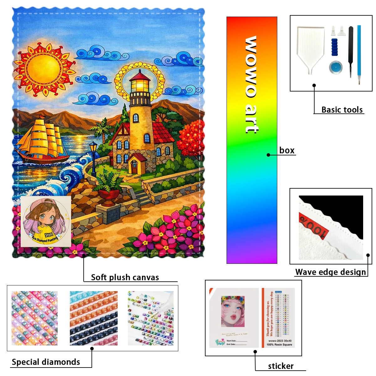 

【eva Diamond Art】Flores hermosas de la granja 100% resin FD+ab+yg Diamond Stamping Kit Perfect Masterpiece worth Buying