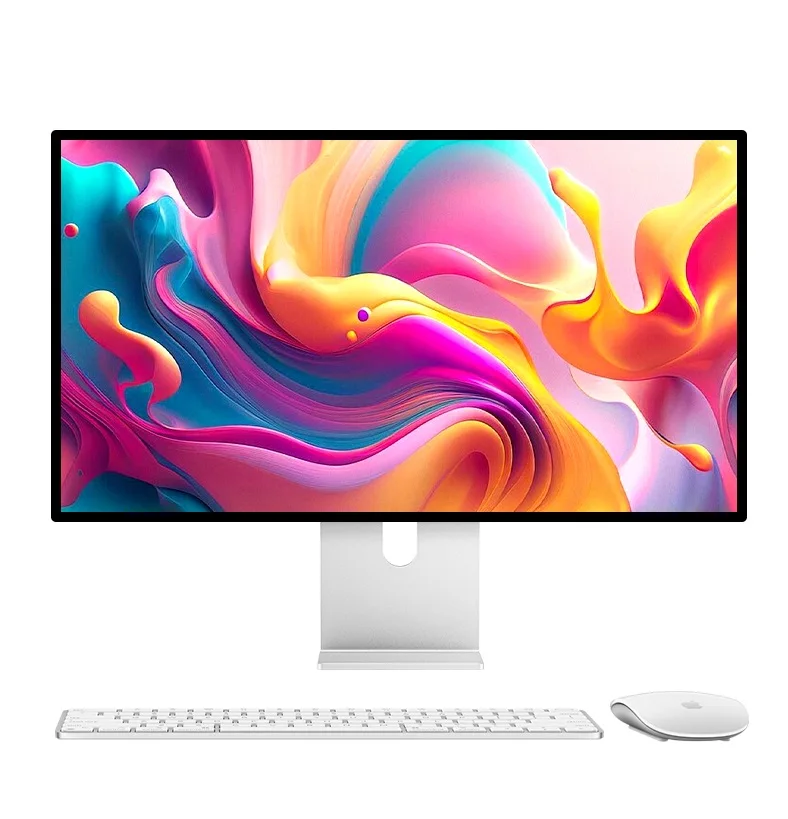 27 inch 5K display TYPE-C thunderbolt for Mac LCD Monitor Aluminum Alloy 60Hz glossy screen IPS KUYCON G27XSE  WITHOUT BRACKET