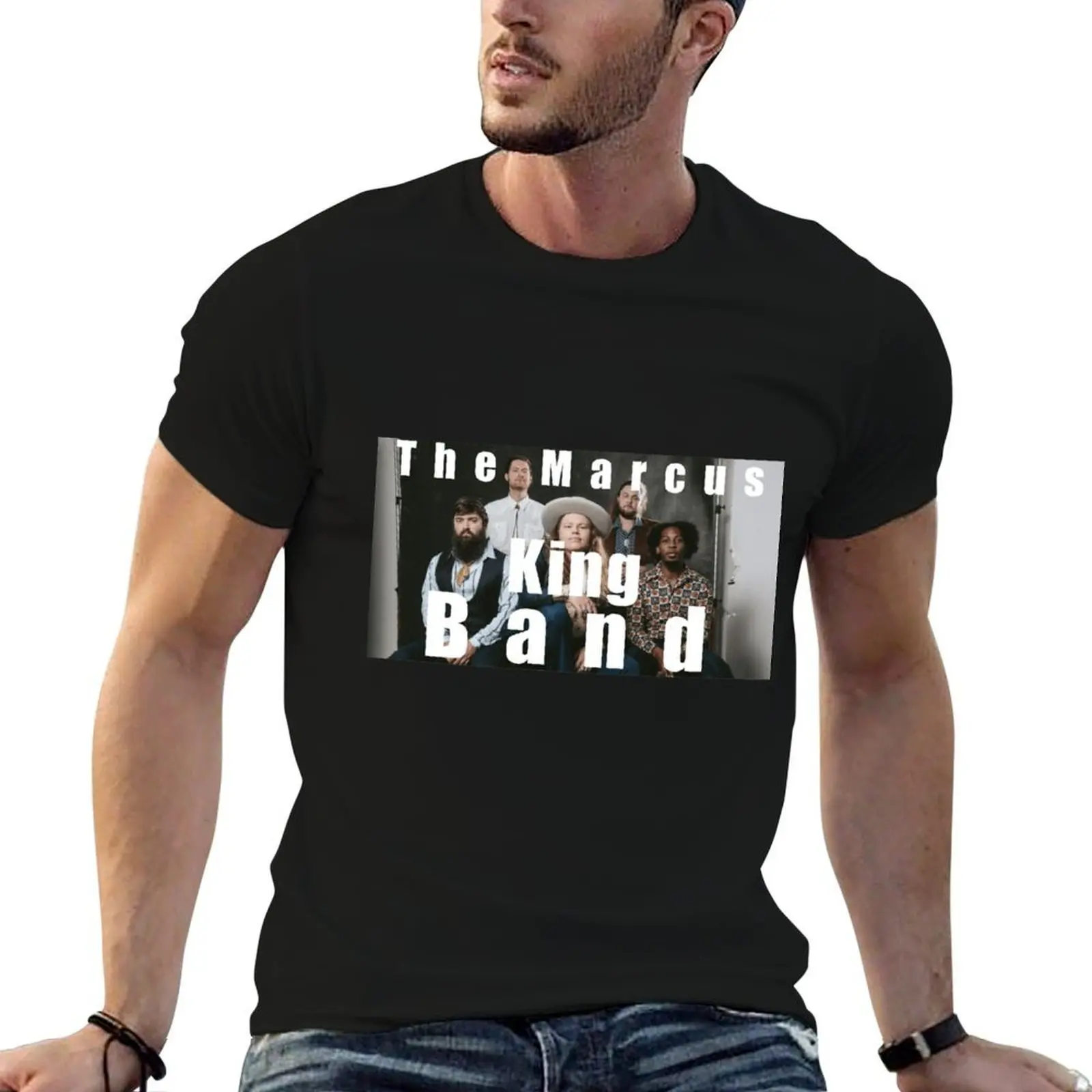 The Marcus King Band- Marcus King Live in 2022 T-Shirt man graphic t shirt cotton tshirt 100% T-Shirt