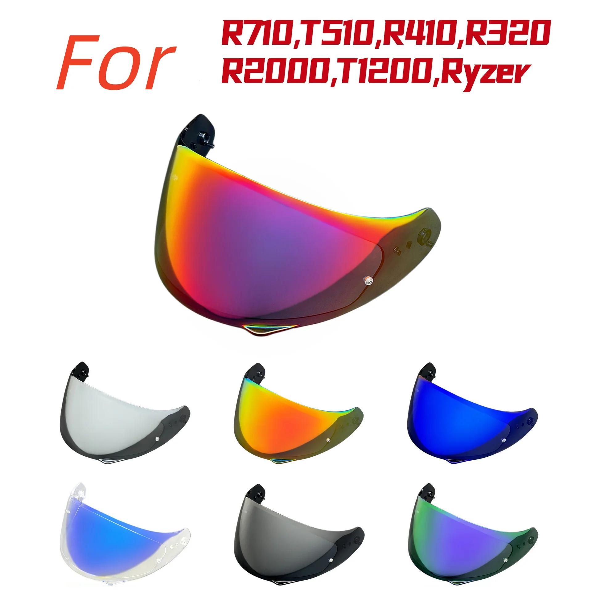 Scorpion R2000 Helmet Visor Universal Lens Shield Glass Viewfinder Screen for EXO T510 R710 R410 R320 R2000 T1200 Ryzer Helmets