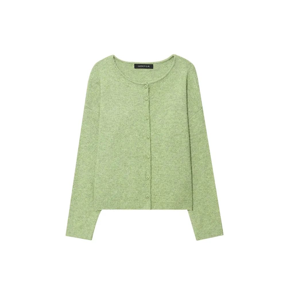 

Осенний новый женский модный нишевый классический свободный кардиган на пуговицах, свитер