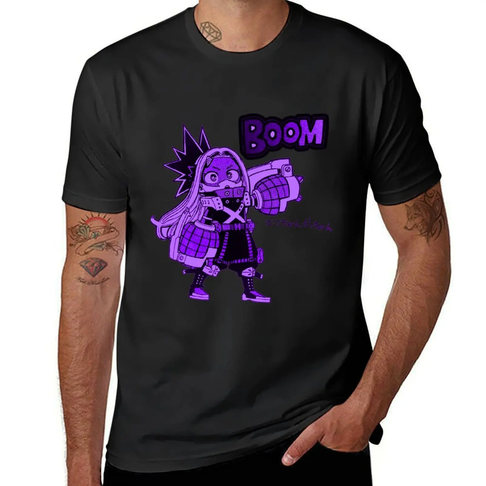 

Purple Eri Chan BOOM! T-Shirt anime Blouse oversized t shirt men