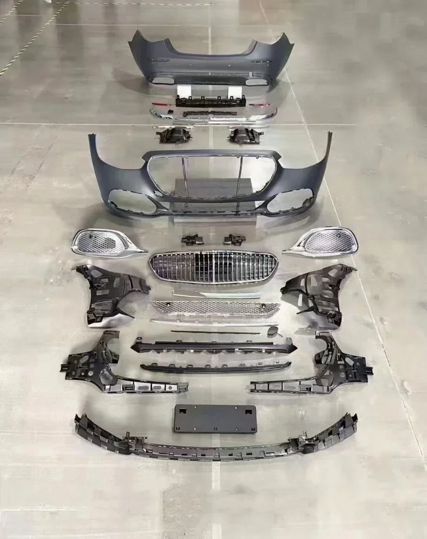 

Body Kit Front Rear Bumper Grill Trim Assembly Suitable for Mercedes-Benz S-Class W223 2021-22 MBH Kit Car Accessories