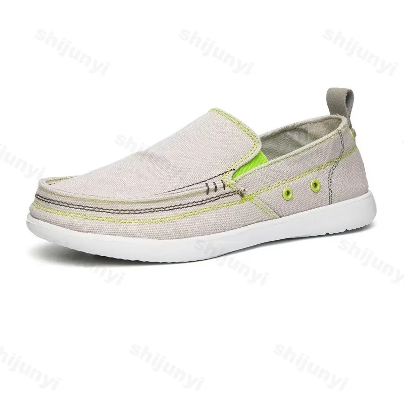 Autunno Uomo Scarpe Casual di Tela 2025 Nuovo Traspirante Morbido Per Il Tempo Libero Da Uomo Mocassino Scarpe Da Ginnastica Comfort Low-top antiscivolo Scarpe Da Ginnastica In Denim