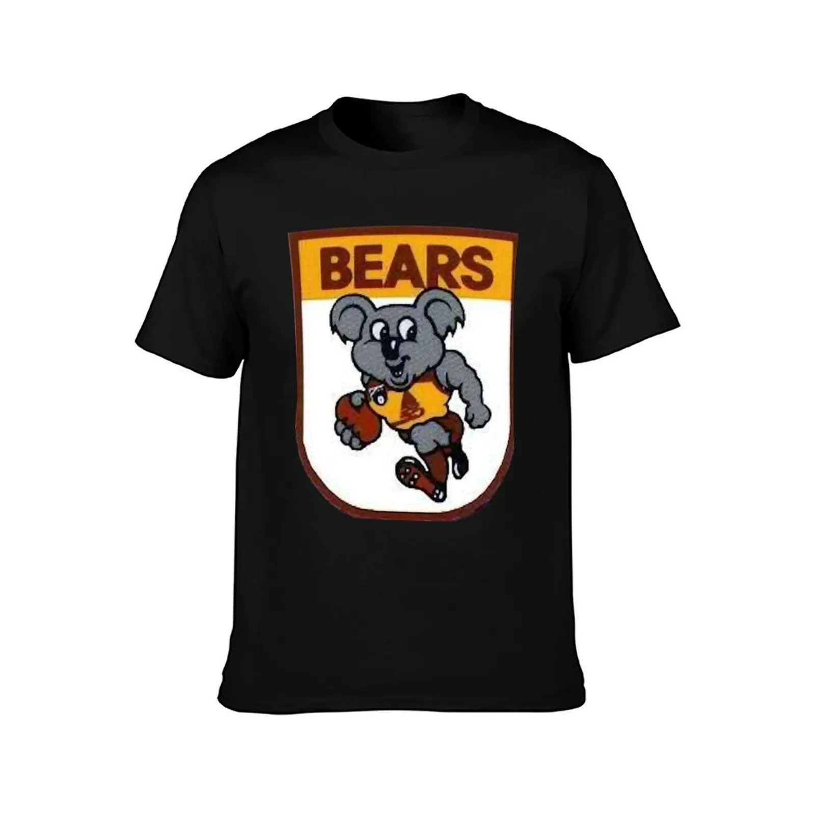 Brisbane bears footballAFL Footy australian football T-Shirt, Summer Casual Cotton Tee, Oversized Streetwear Tops, 100% Cotton