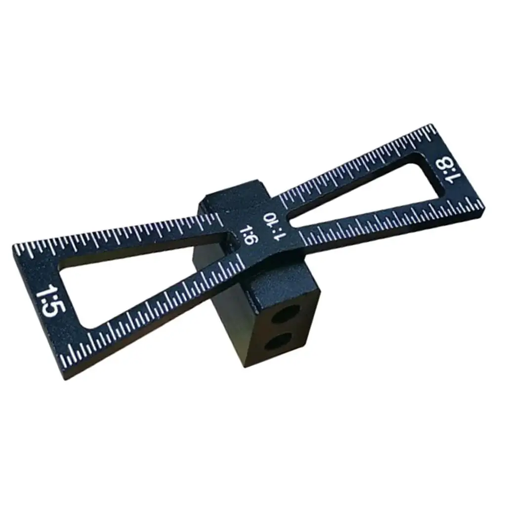 Woodworking Marker Template ABS Material Proportion Marker Gauge Dovetail Guide Jig for Woodworker Measuring Tasks
