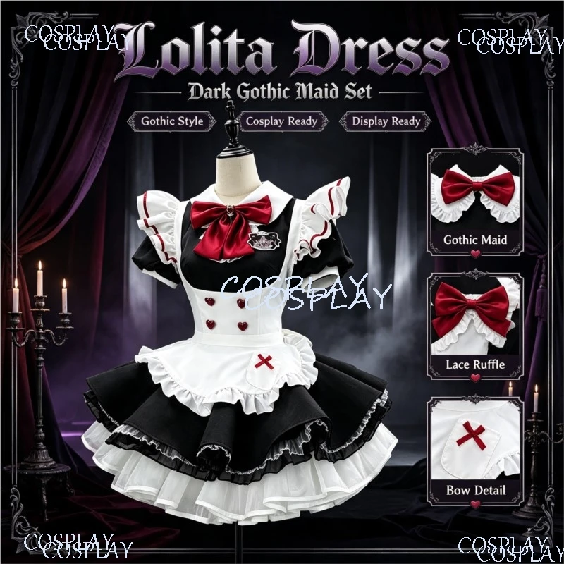 #4 Compare Maid Costume Dresses with Apron Sets Before You Buy