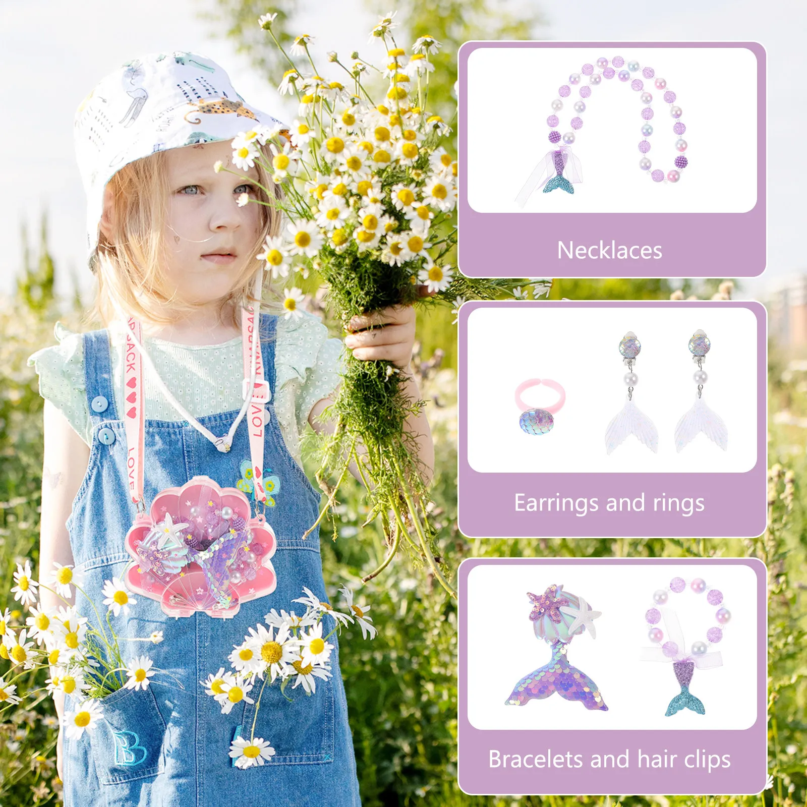 conjunto-de-joias-de-sereia-para-meninas-pequenas-colar-pulseira-brincos-clipe-de-cabelo-e-anel-de-plastico-presente-decorativo-para-meninas
