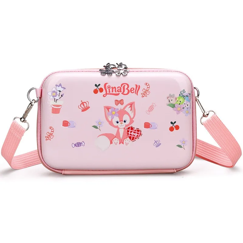 Disney series Lotso Linabell new children's fashionable sweet and cute cartoon pattern creative simple shoulder crossbody bag