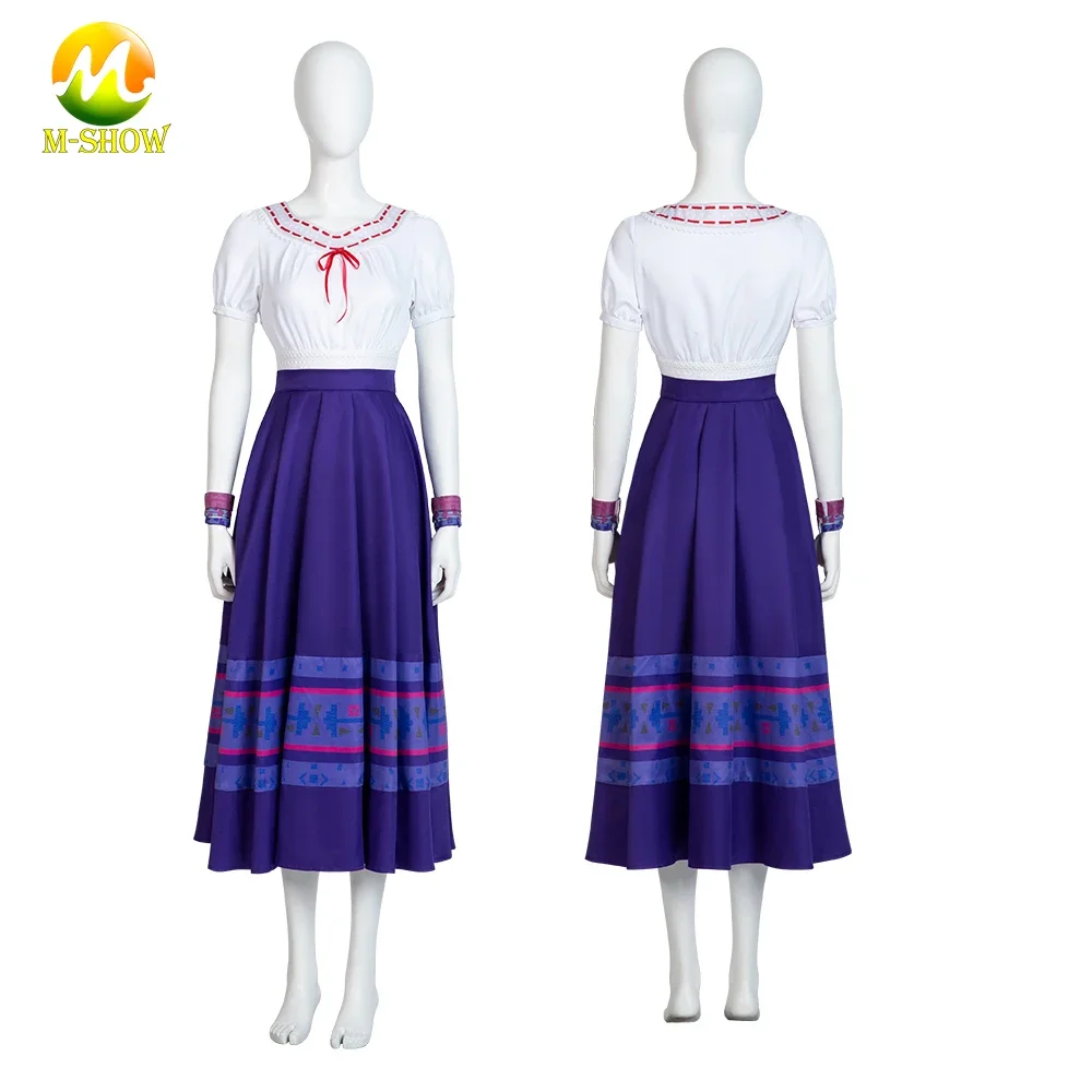 

Anime Encanto Luisa Madrigal Cosplay Costume Women Outfit Luisa Cosplay Dresses for Halloween Carnival Party