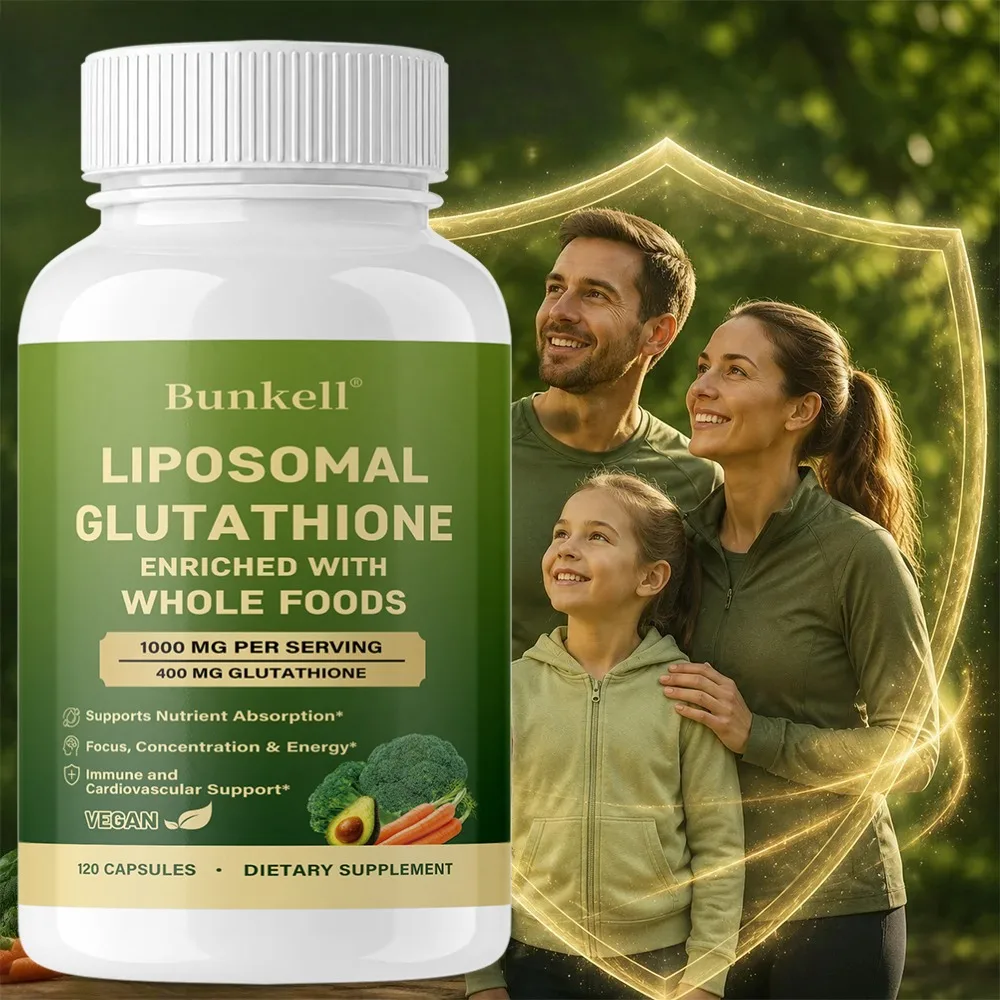 Liposomal Glutathione Softgels, Max Absorption, L-Glutathione Reduced, Master Antioxidants for Detox, Brain, Immune System
