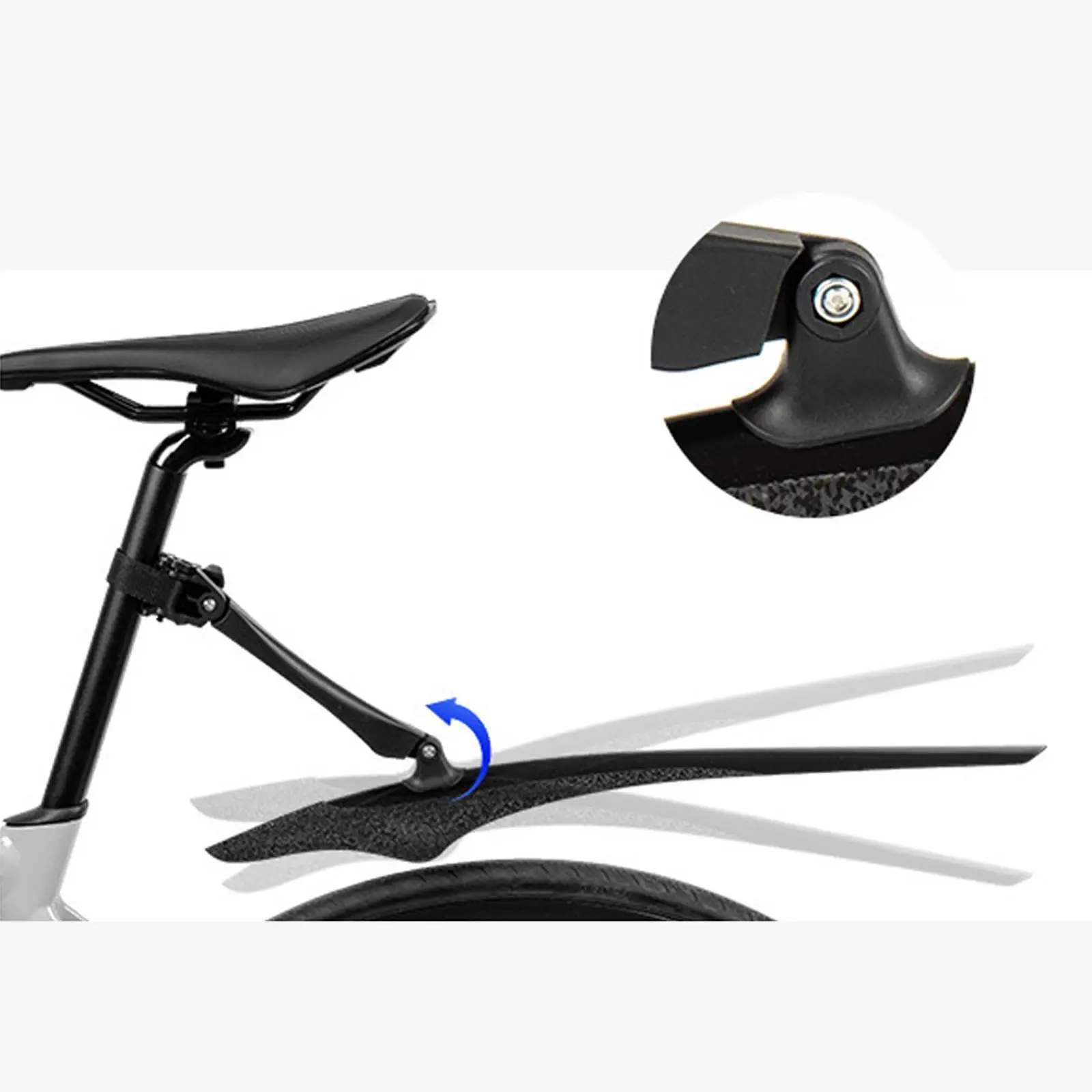 قطع غيار حاجز الدراجة، واقي الطين خفيف الوزن، سهل التركيب، لوازم حماية الرذاذ، استبدال ملحقات الإصلاح، قابل للتعديل