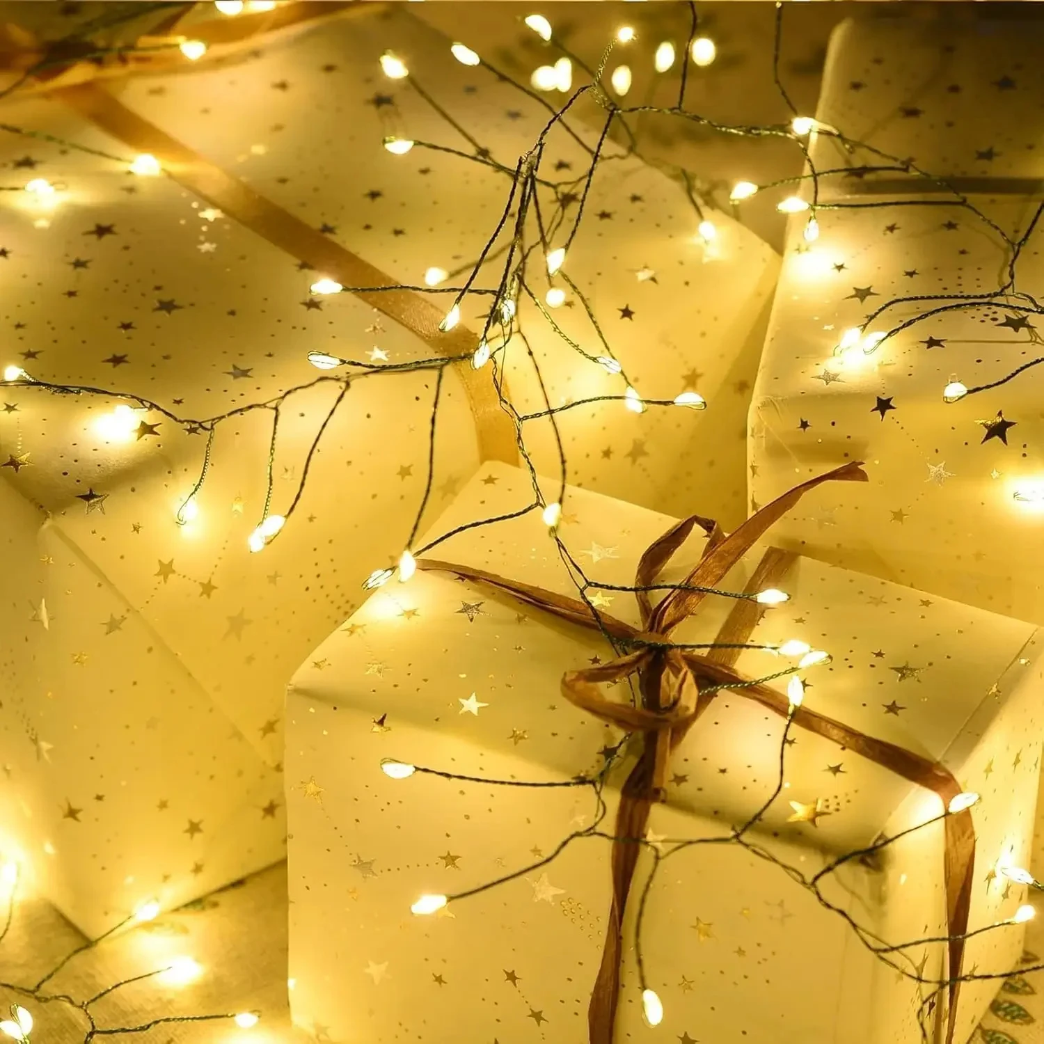 LED Firecracker String Lights USB Power Remote Control Halloween Garland Fairy Light for Wedding Party Christmas Decoration