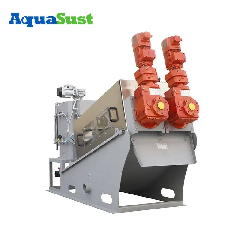 Aquasust Environmental Friendly Stack Sludge Dewatering Machine For Wastewater Treatment