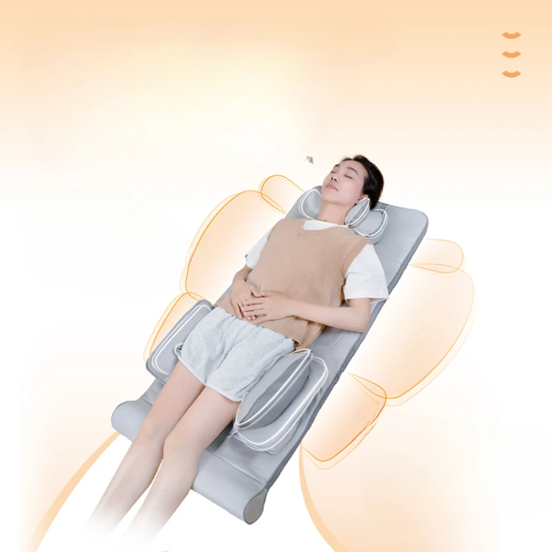 Full body massage pad, lying flat in bed, airbag hot compress, household multifunctional shoulder and neck massage instrument