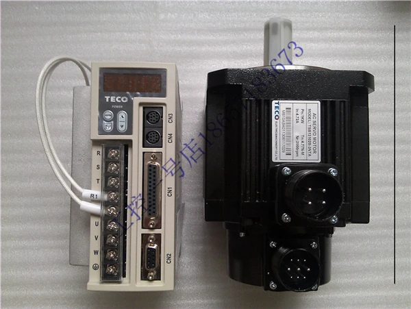 Original Taiwan Dongyuan Servo Motor 1KW TSB13102B-3NTA-1 + Driver TSTEP30C Set
