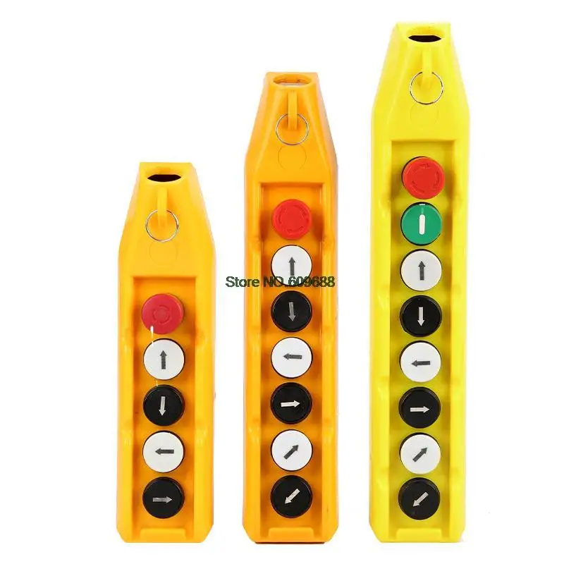 DOP Crane 8 Button Italy GG Single/Double Speed Multi-function Waterproof Flashlight Door Control Push Button Switch European