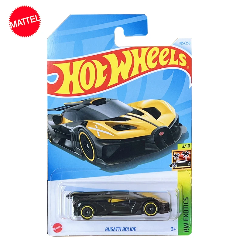 Original Mattel Toy Hot Wheels Car 1/64 Diecast HW Exotics Bugatti Bolide Simulated Vehicle Model Toys for Boys Collection Gift