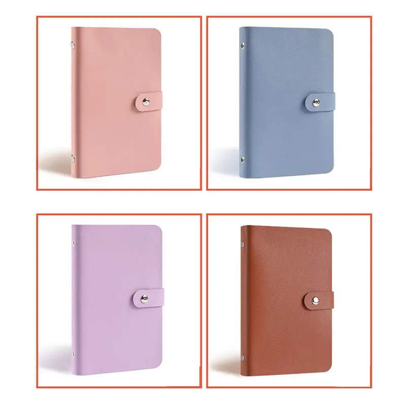 Savings Money Book Banknote Album Money Holder Solid Color Album Cash Collect Book Money Saving Organizer Photocard Holder