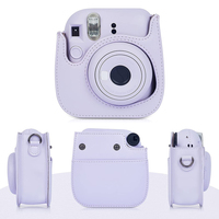 Carrying Bags PU Leather Instant Camera Protective Case Scratchproof Lightweight Accessories for Fujifilm Instax Mini 12/11/9/8