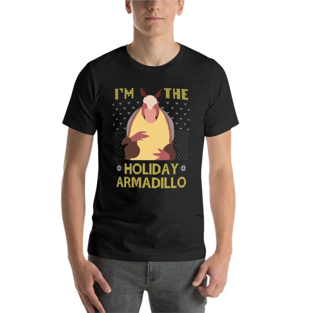 Holiday Armadillo T-shirt tees anime kawaii clothes vintage clothes mens t shirt