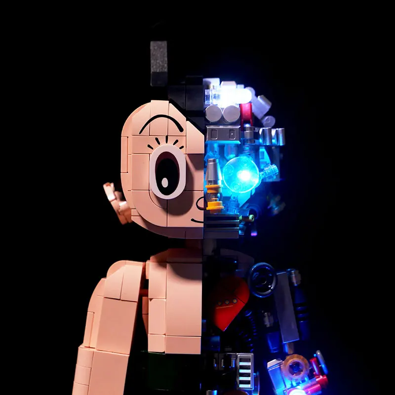 Kit d'éclairage LED pour LEGO 86203 Astro Boy, idées mécaniques claires, cadeau de bricolage (blocs de construction non inclus, Kits de briques, ensembles de modèles)