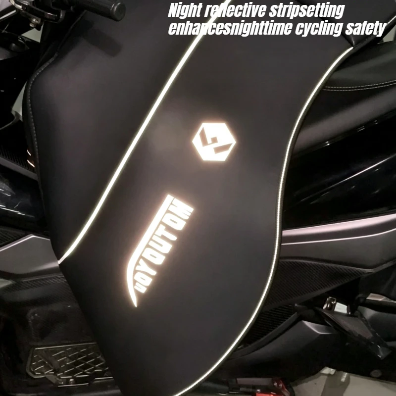 Motorcycle windshield is suitable for Haojue UHR Suzuki UY125 Honda LA winter thick velvet warm motorcycle windshield