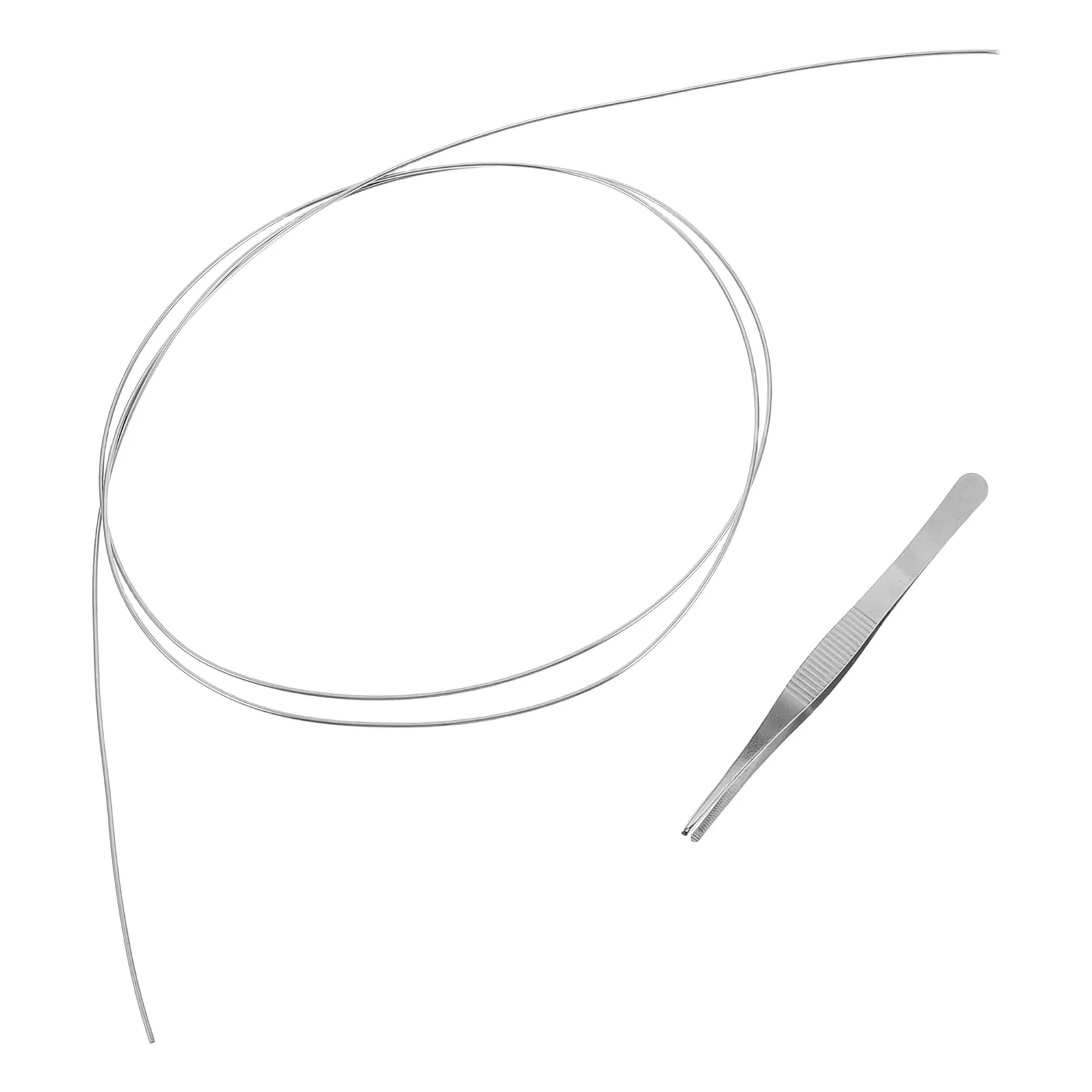 Basketball Net Stringing Rope Stainless Steel Wire Hoop Threading Frame Netting Easy Installation Adjustable Length