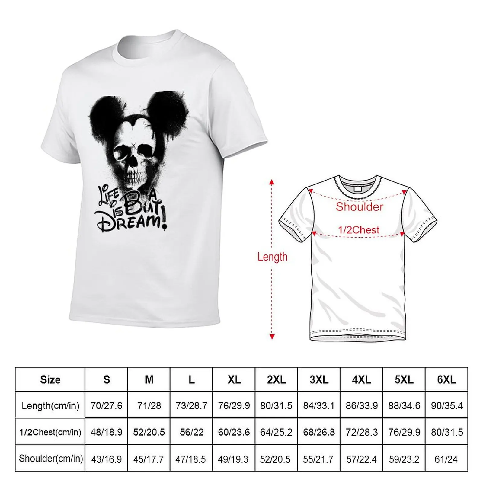 Life is but a dream T-Shirt Work Wear Breathable Tee