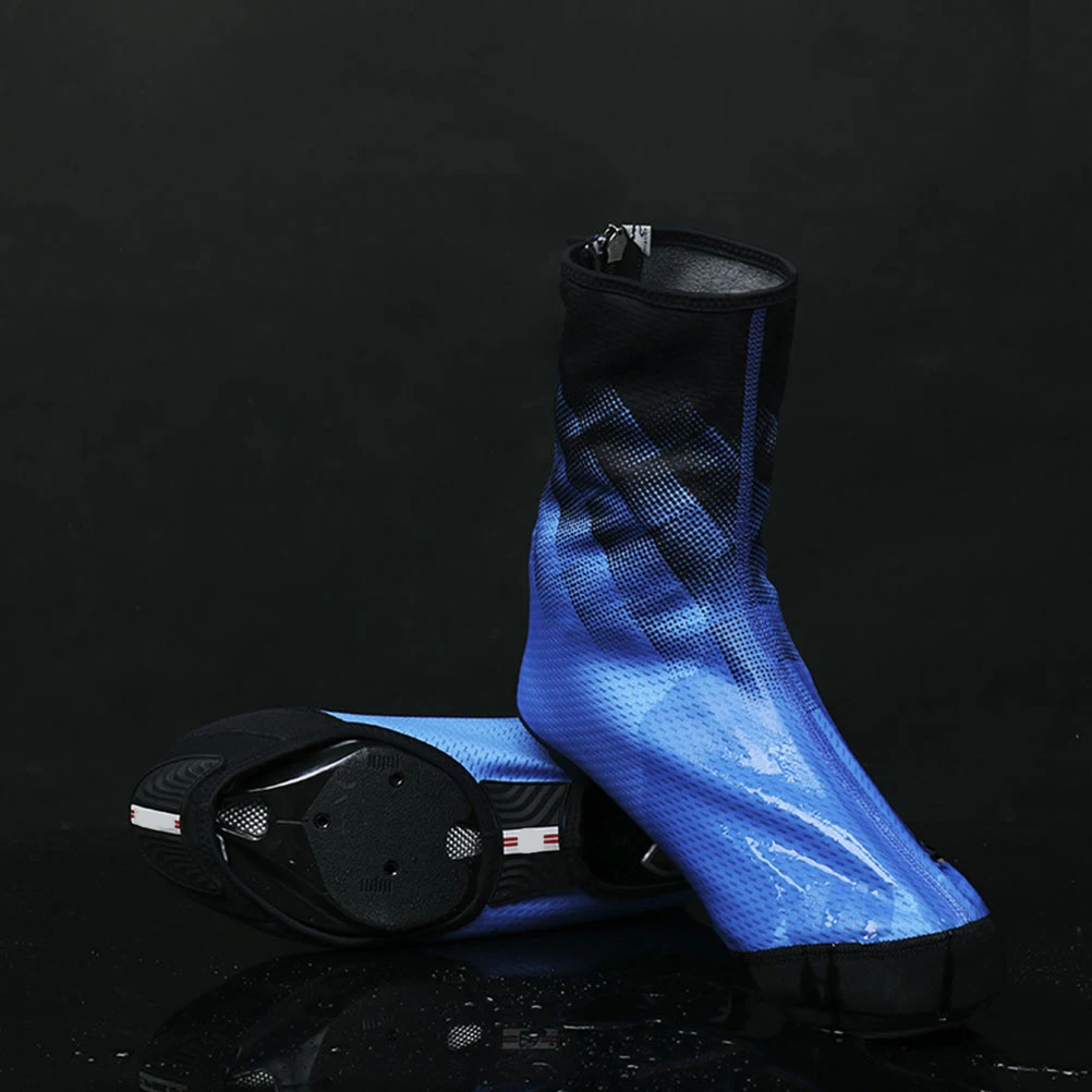 

Cycling Shoe Covers Waterproof Windproof Overshoes Riding Thermal Winter Bike Dirt Resistant Anti Slip Outdoor Sports Matching