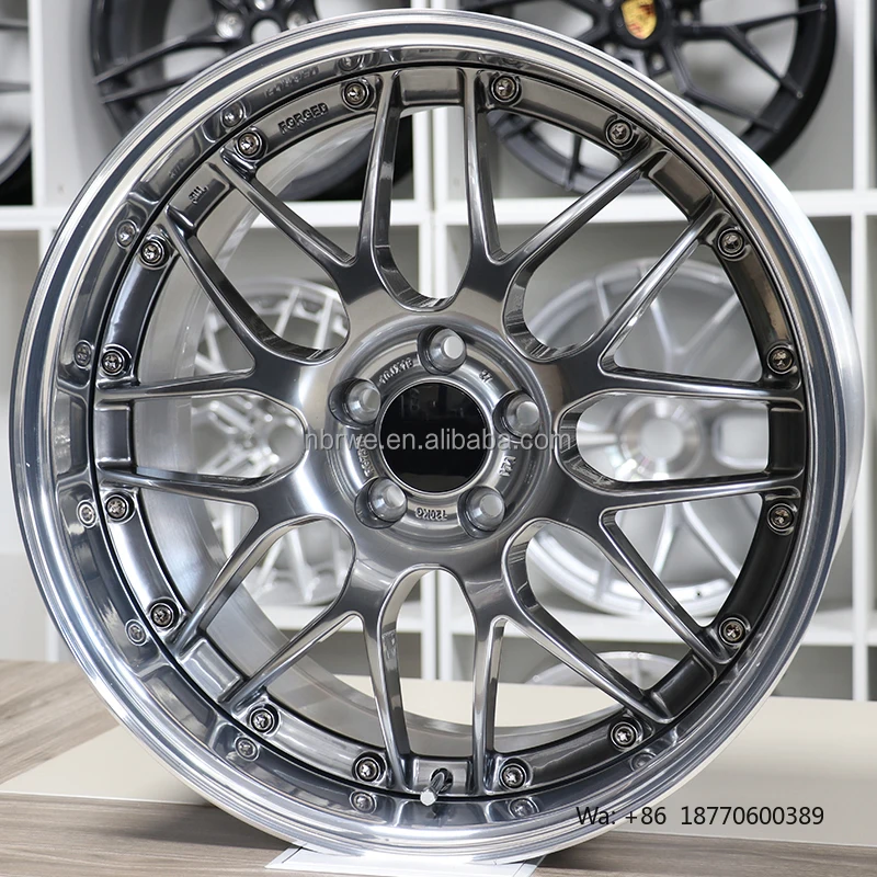20 Inch Hollow Design Lightweight Automotive Parts Aluminum Alloy Forged Wheels and Rims RIS Series Deep Concave Electroplating