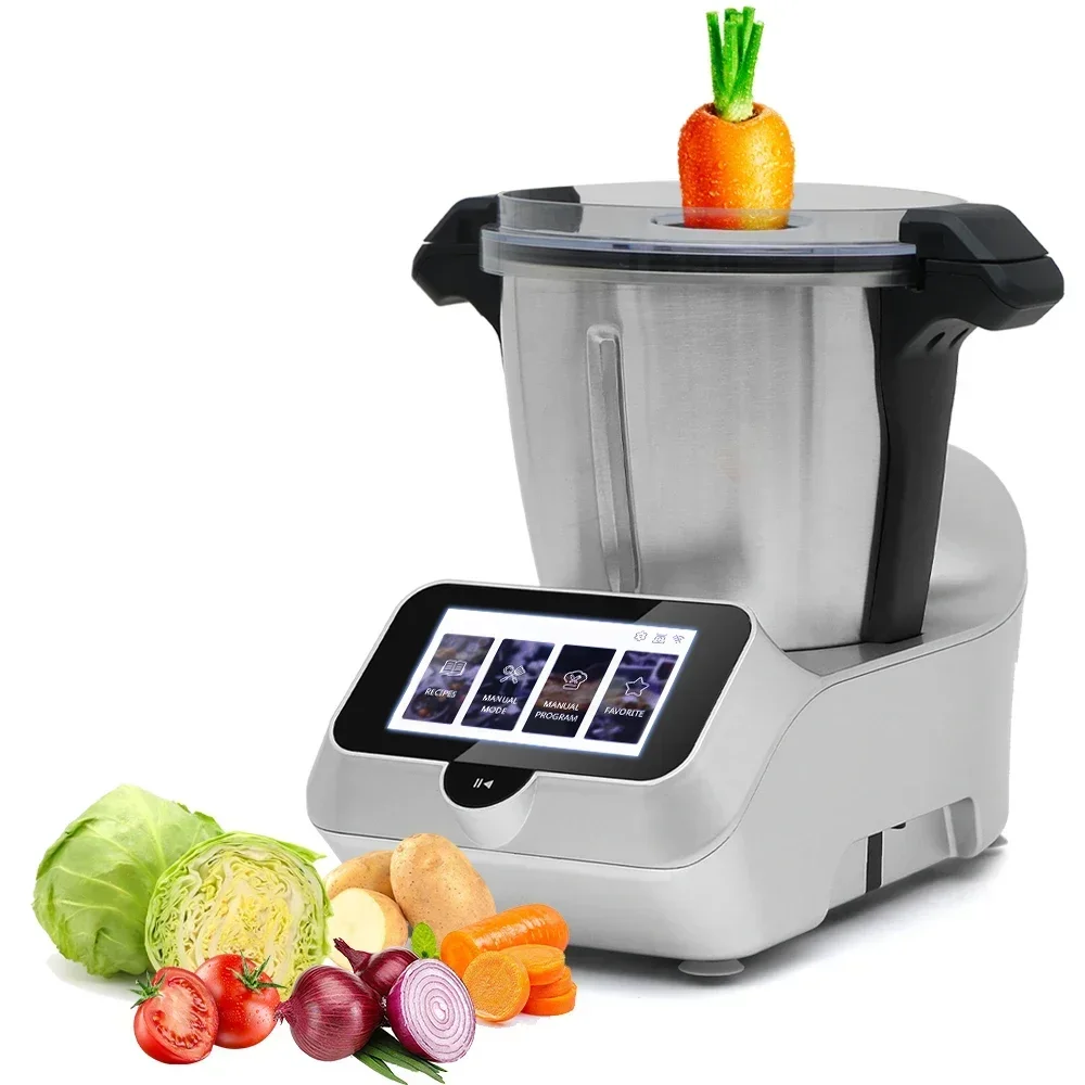 Cooking Food Smart Multifunctional Food Processor WiFi Built-In,All in 1 Blending Steaming Weighing,Mixing Robot De Cocina