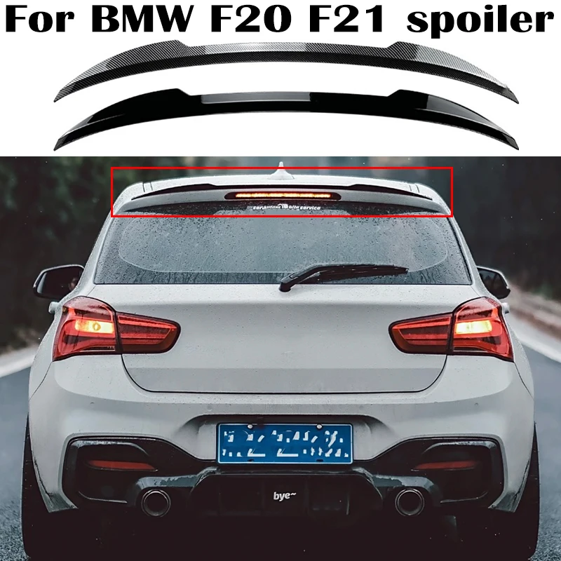 

For BMW 1 Series F20 F21 Hatchback Spoiler 2012-2020 120i 118i 135i 116i M135i M140i ABS Plastics Car Rear Roof wings spoiler