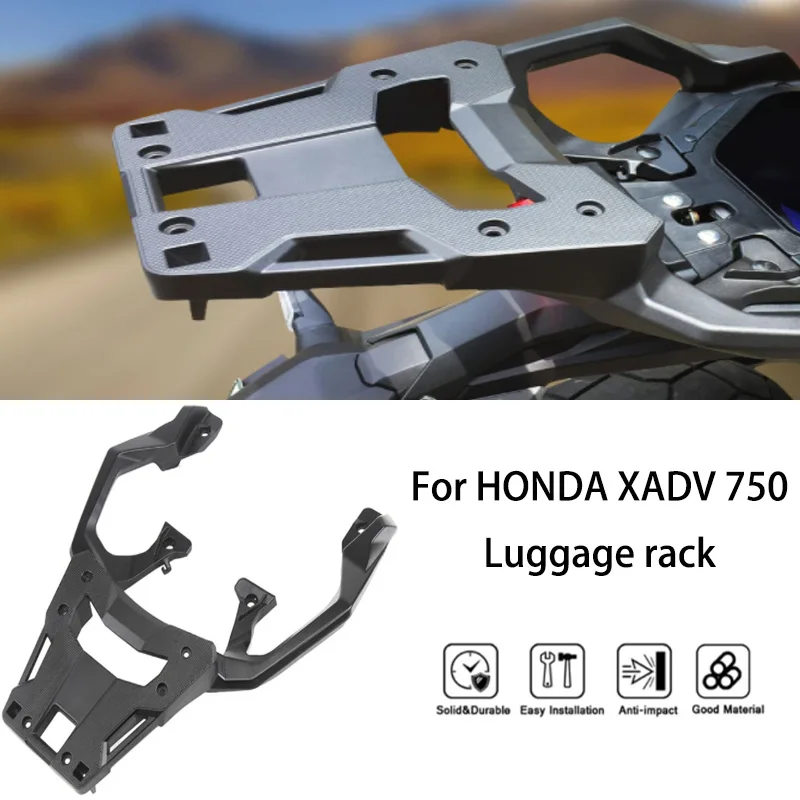 MTKRACING For HONDA XADV 750 2017-2020 Tailgate Rear Tail Load Holder Shelf Toolbox Support Panel Aluminum Scooter Accessories